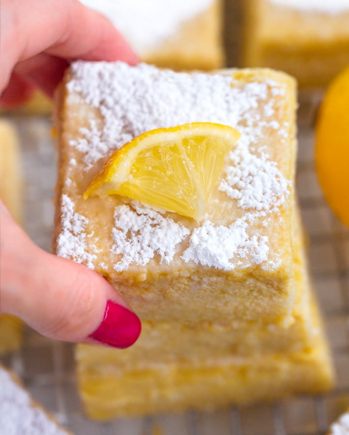 Easy Vegan Lemon Bar Dessert Easy Vegan Lemon Bar Dessert