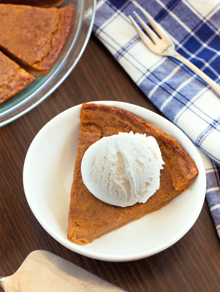 No Crust Healthy Pumpkin Pie Recipe No Crust Healthy Pumpkin Pie Recipe