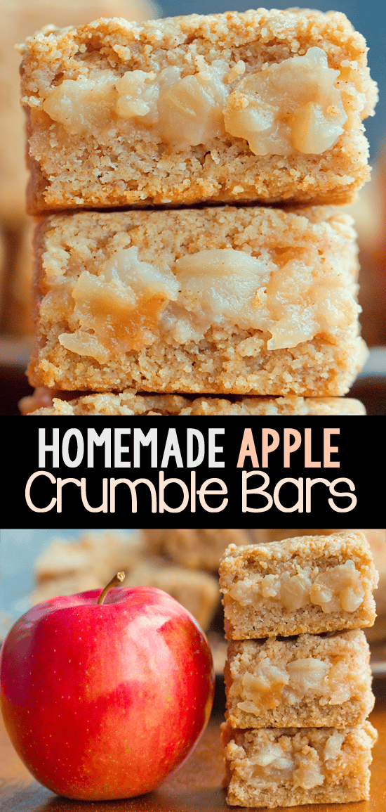 Super Healthy Apple Crumble Bars Super Healthy Apple Crumble Bars