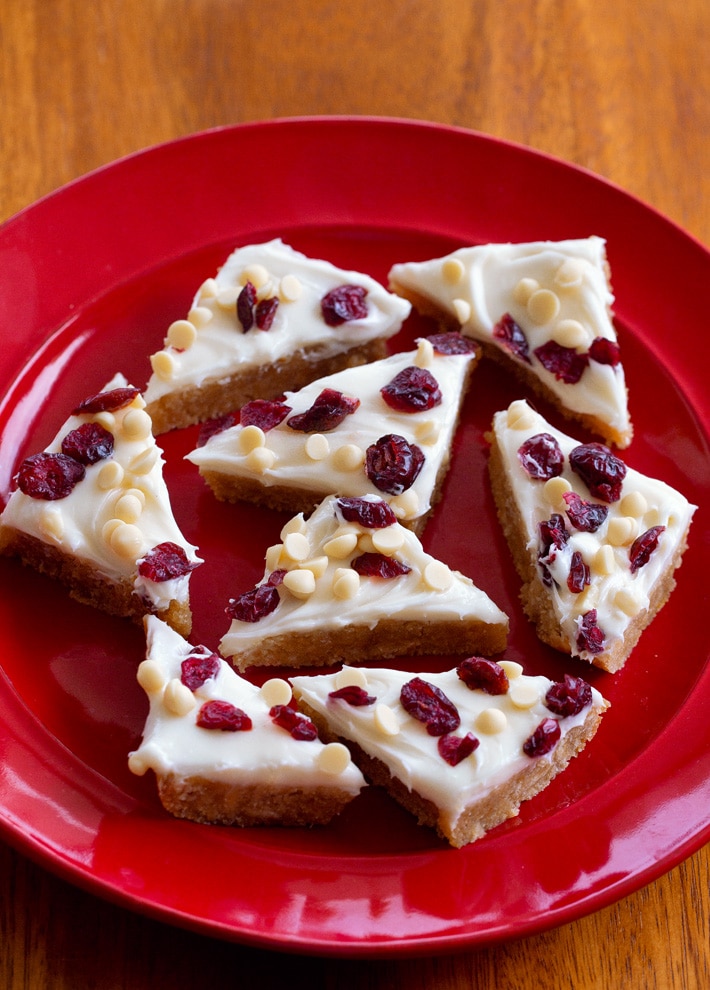 Vegan Cranberry Bliss Bars Vegan Cranberry Bliss Bars