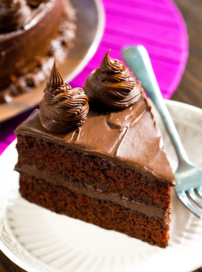 Homemade Red Wine Cake Slice Homemade Red Wine Cake Slice