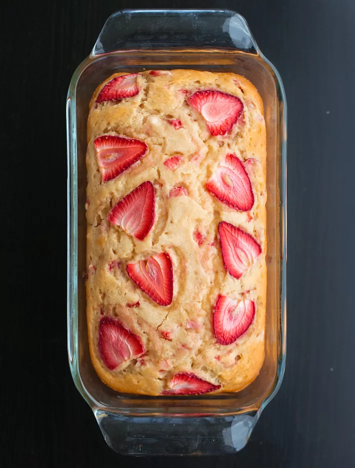 Vegan Quick Bread With Strawberries Vegan Quick Bread With Strawberries