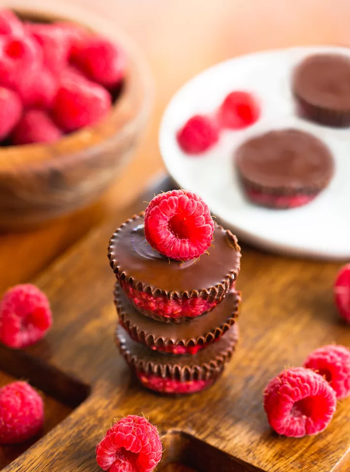 Chocolate Raspberry Jelly Cups Chocolate Raspberry Jelly Cups