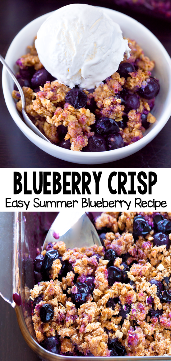 How to make the best healthy blueberry crisp summer dessert How to make the best healthy blueberry crisp summer dessert