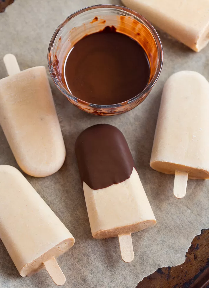 Healthy Frozen Peanut Butter Pops Healthy Frozen Peanut Butter Pops