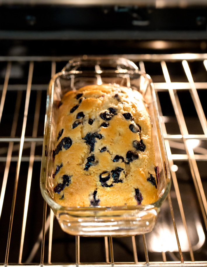 Blueberry Cake Bread In Oven Blueberry Cake Bread In Oven