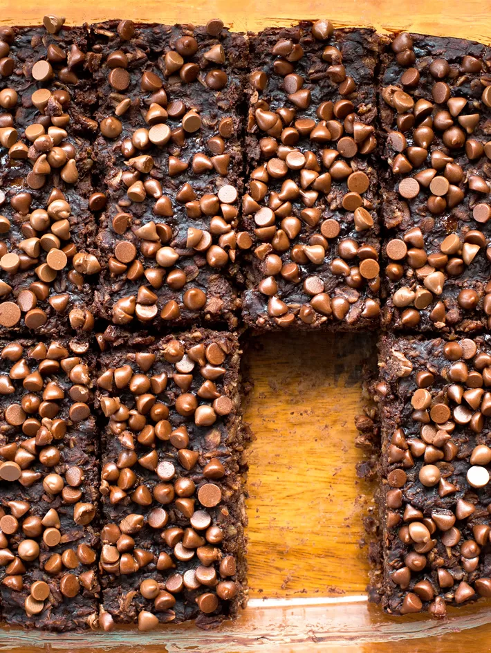 Brownie Baked Oatmeal Bars