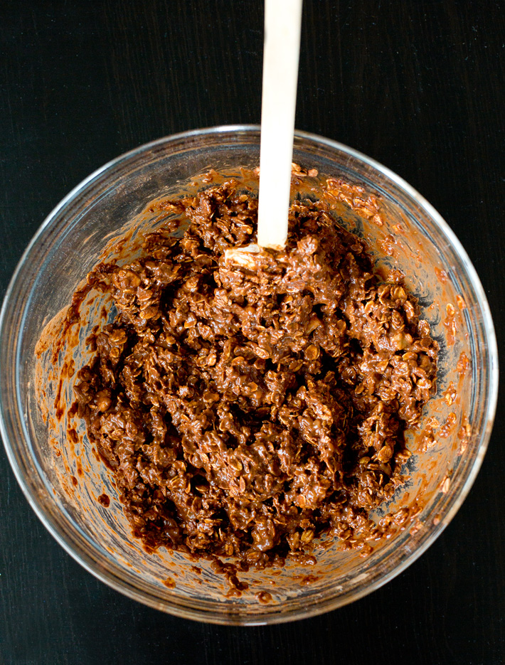 Chocolate Baked Oatmeal Batter Chocolate Baked Oatmeal Batter