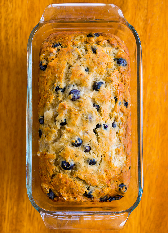 Homemade Banana Blueberry Quick Loaf Homemade Banana Blueberry Quick Loaf