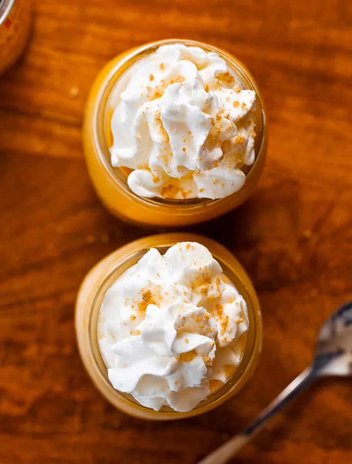 Pumpkin Protein Shake With Whipped Cream Pumpkin Protein Shake With Whipped Cream