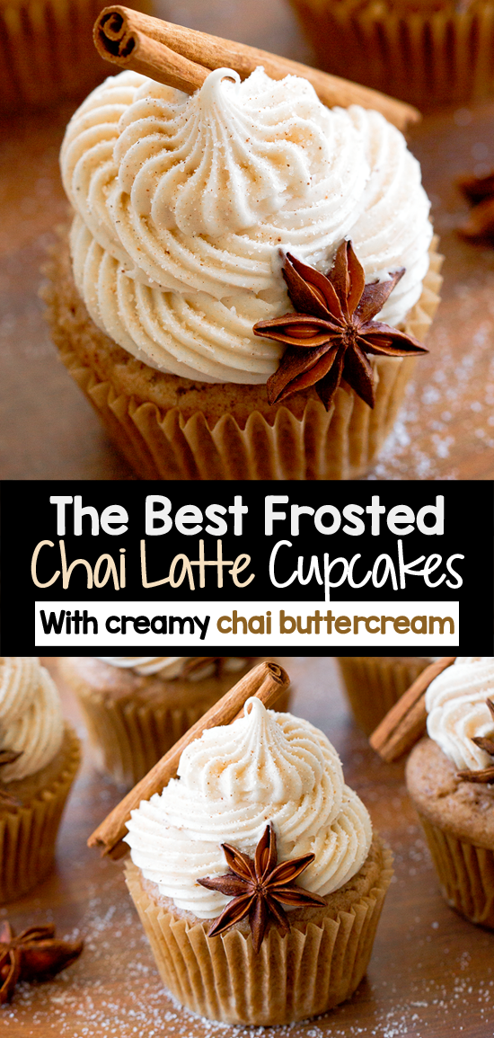 Chai Tea Cupcakes With Chai Cinnamon Icing Chai Tea Cupcakes With Chai Cinnamon Icing