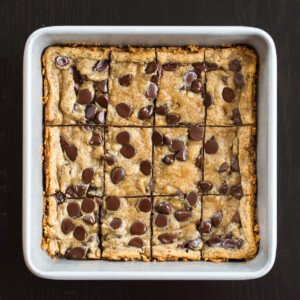 Chocolate Chip Tahini Bars Recipe