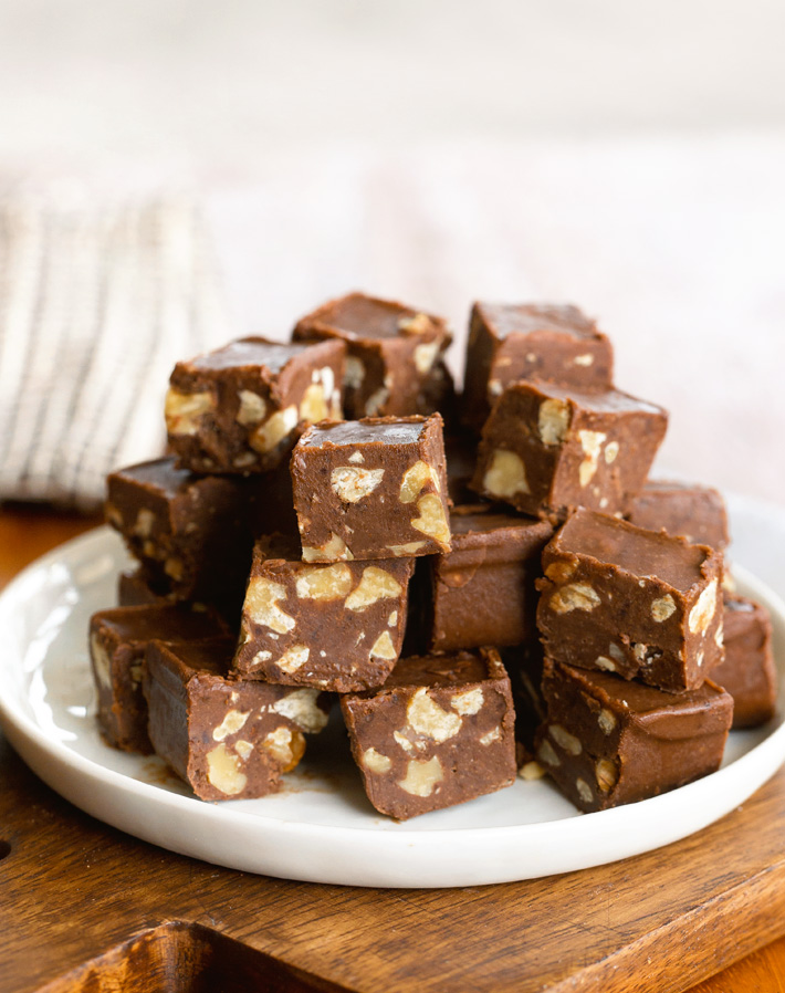 Easy Tahini Freezer Fudge Recipe Easy Tahini Freezer Fudge Recipe