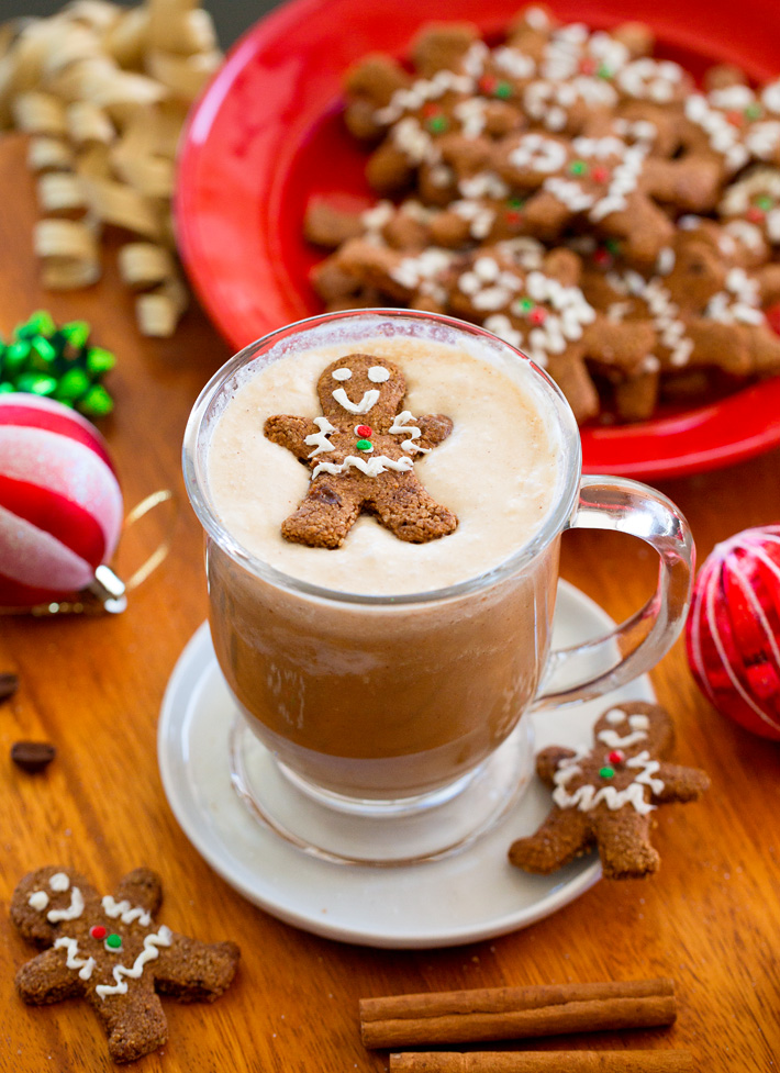 Hot Gingerbread Coffee Drink Hot Gingerbread Coffee Drink