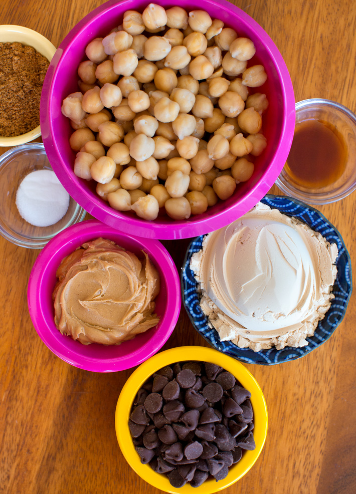 Chickpea Cookie Dough Ingredients Chickpea Cookie Dough Ingredients