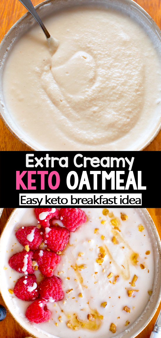 Keto Oatmeal Sugar Free Low Carb Breakfast Keto Oatmeal Sugar Free Low Carb Breakfast