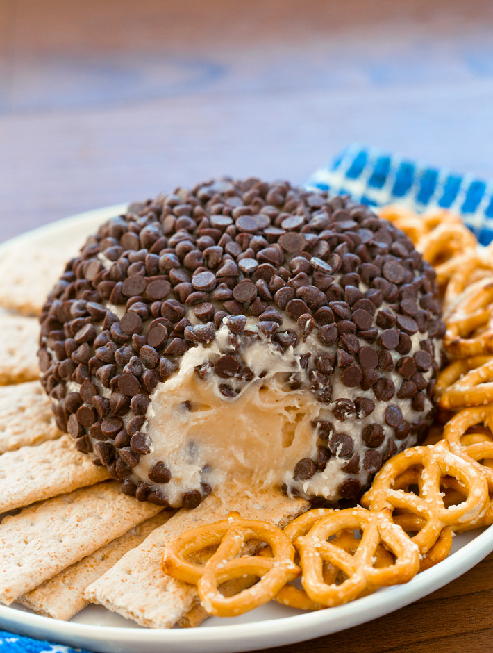 Peanut Butter Chocolate Chip Dessert Cheese Ball Peanut Butter Chocolate Chip Dessert Cheese Ball