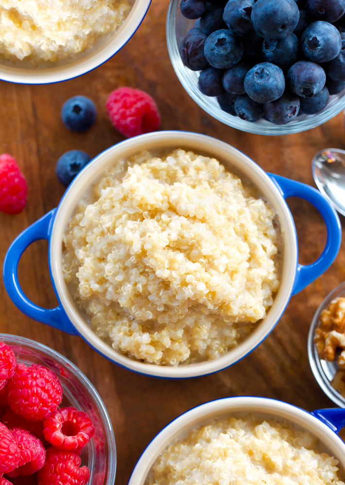Vegan Quinoa Recipe with Fruit and Milk Vegan Quinoa Recipe with Fruit and Milk