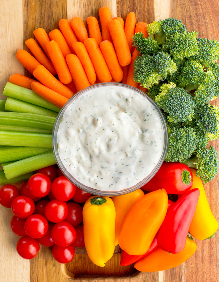 Veggie Greek Yogurt Dip