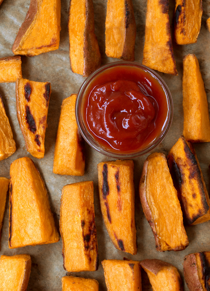 Crispy Baked Sweet Potato Fries Recipe