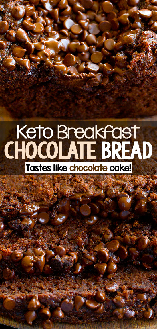 Sugar Free Chocolate Quick Bread (Keto, Low Carb) Sugar Free Chocolate Quick Bread (Keto, Low Carb)