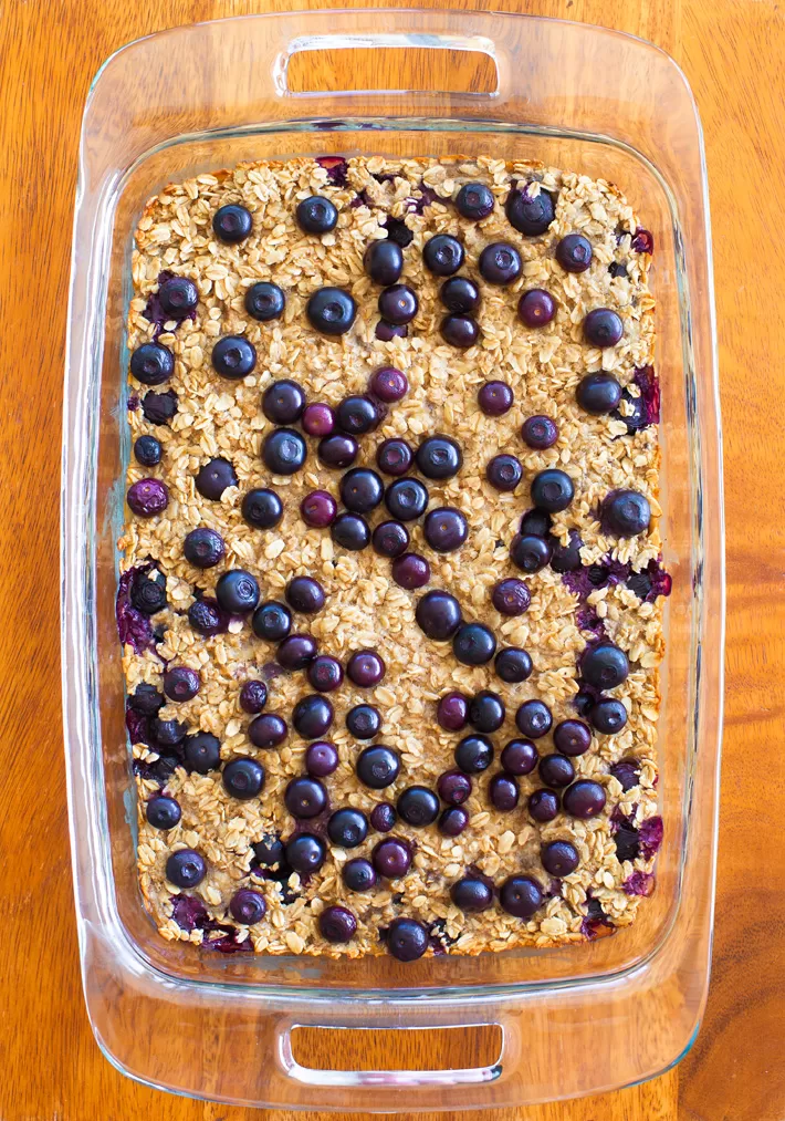 Blueberry Baked Oatmeal