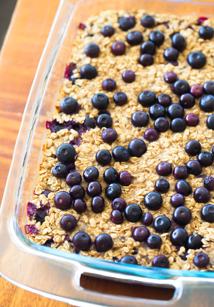 Blueberry Baked Oats Blueberry Baked Oats