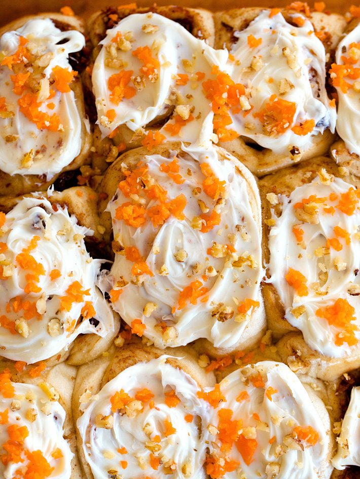 Carrot Cake Cinnamon Rolls Carrot Cake Cinnamon Rolls