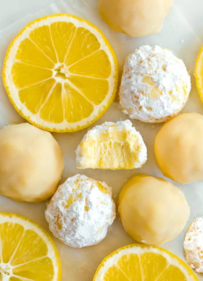 Lemon Truffles (No Bake)