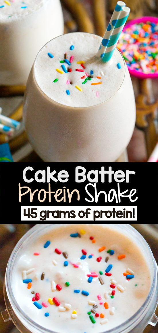 High Protein Birthday Cake Smoothie High Protein Birthday Cake Smoothie