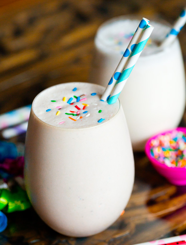 Vegan Cake Batter Milkshake Vegan Cake Batter Milkshake