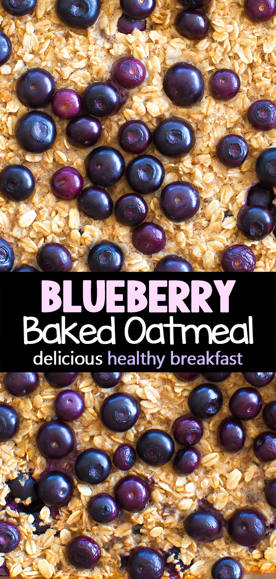 Breakfast Blueberry Baked Oats Breakfast Blueberry Baked Oats