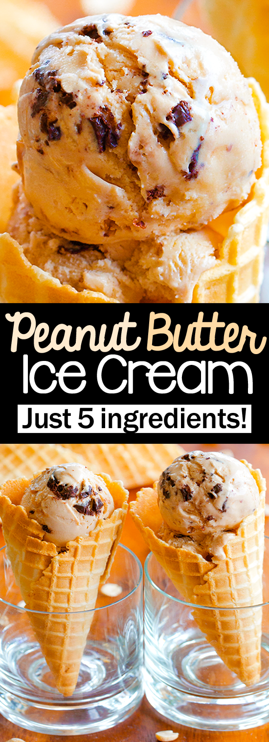 The Best Peanut Butter Ice Cream (No Eggs, No Dairy) The Best Peanut Butter Ice Cream (No Eggs, No Dairy)