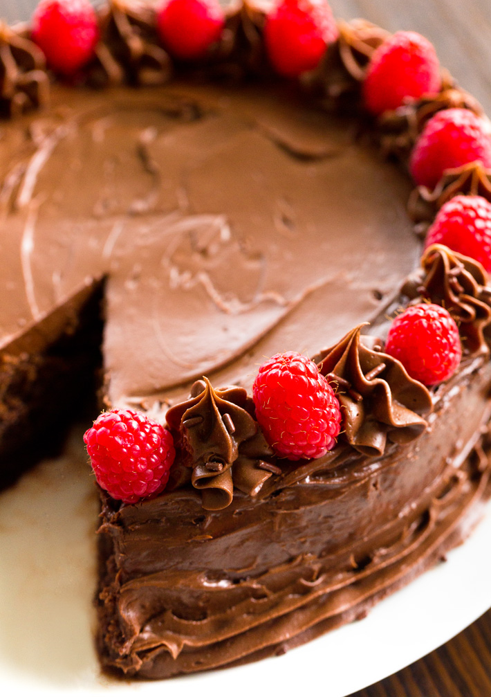 Chocolate Almond Flour Cake