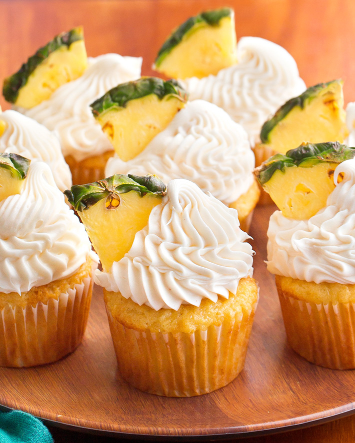 Pineapple Cupcakes