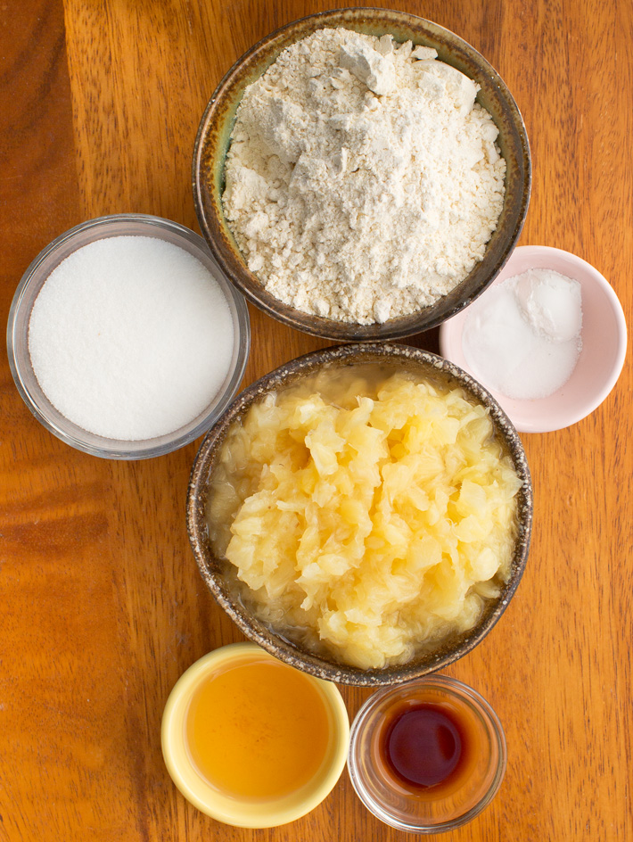 Homemade Pineapple Cupcake Ingredients Homemade Pineapple Cupcake Ingredients