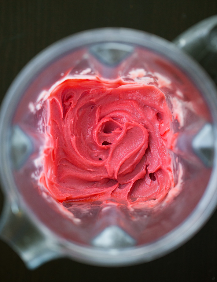 Homemade Blender Strawberry Sorbet Homemade Blender Strawberry Sorbet