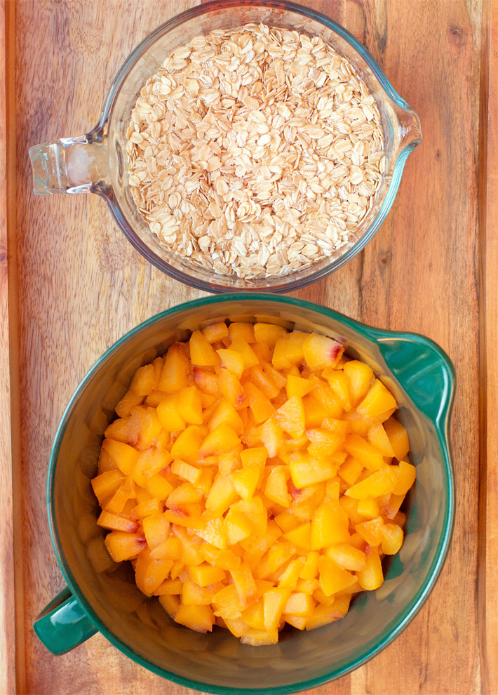 Peach Oatmeal Ingredients Peach Oatmeal Ingredients