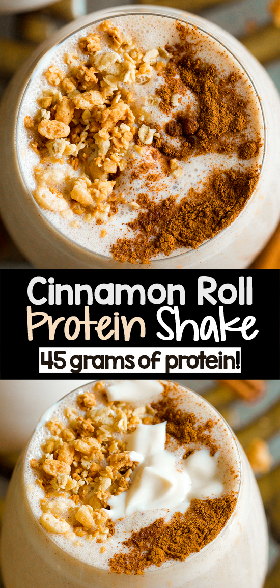 Cinnamon Roll Smoothie Recipe (Healthy Protein Shake) Cinnamon Roll Smoothie Recipe (Healthy Protein Shake)