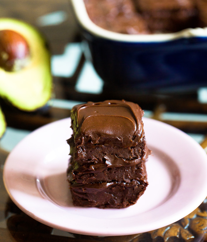 Vegan Avocado Brownie Vegan Avocado Brownie