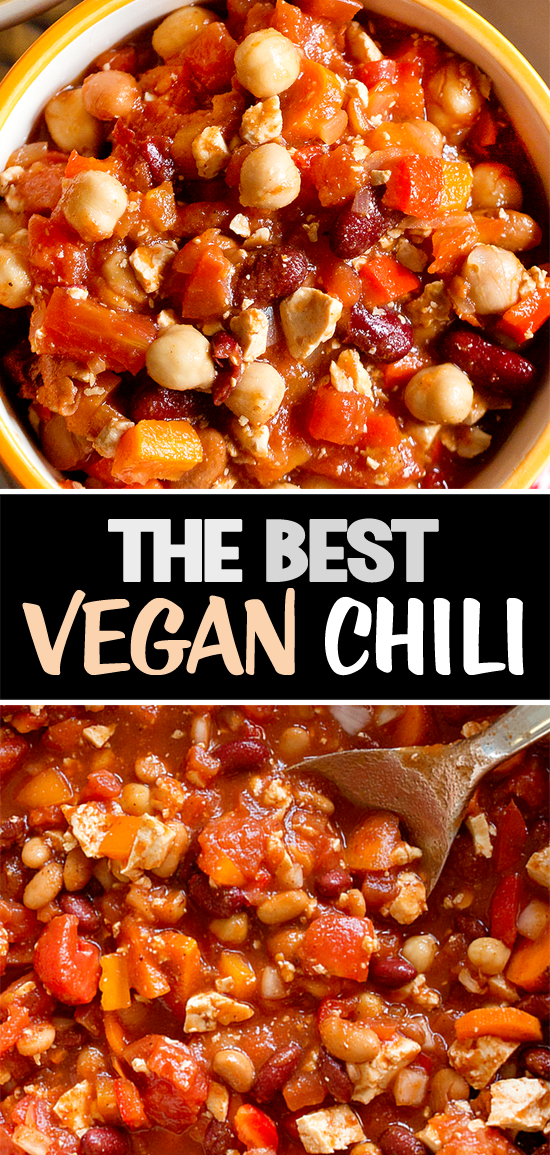 Easy Vegan Chili Recipe (Healthy Plant Based Dinner Idea) Easy Vegan Chili Recipe (Healthy Plant Based Dinner Idea)