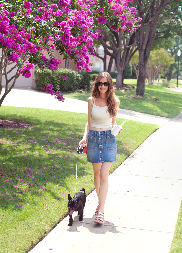 Girl Drinking Smoothie Outdoors Girl Drinking Smoothie Outdoors