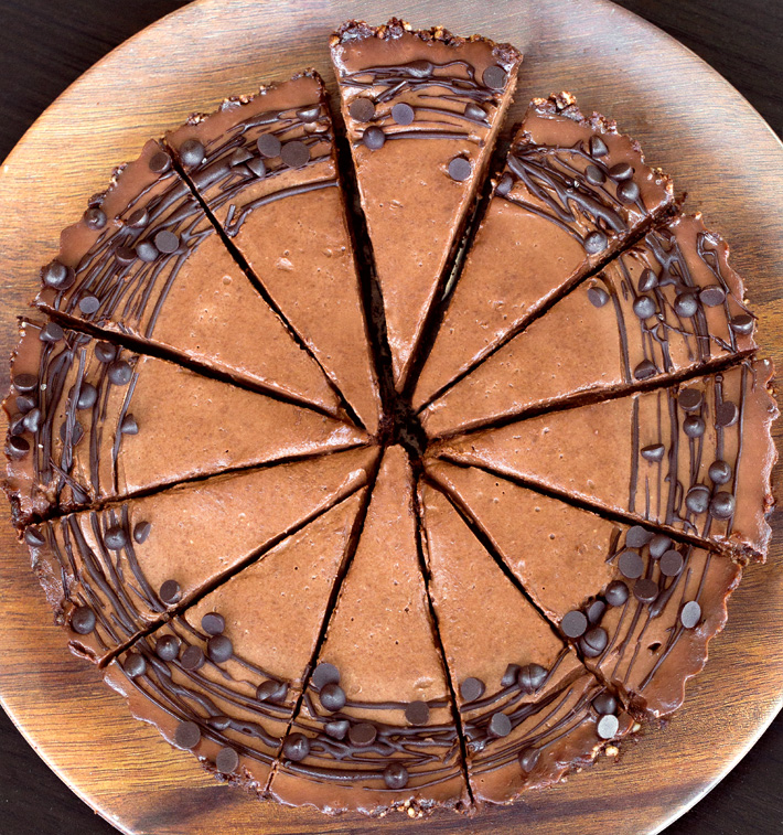 Chocolate Vegan Tart With Coconut Milk Chocolate Vegan Tart With Coconut Milk