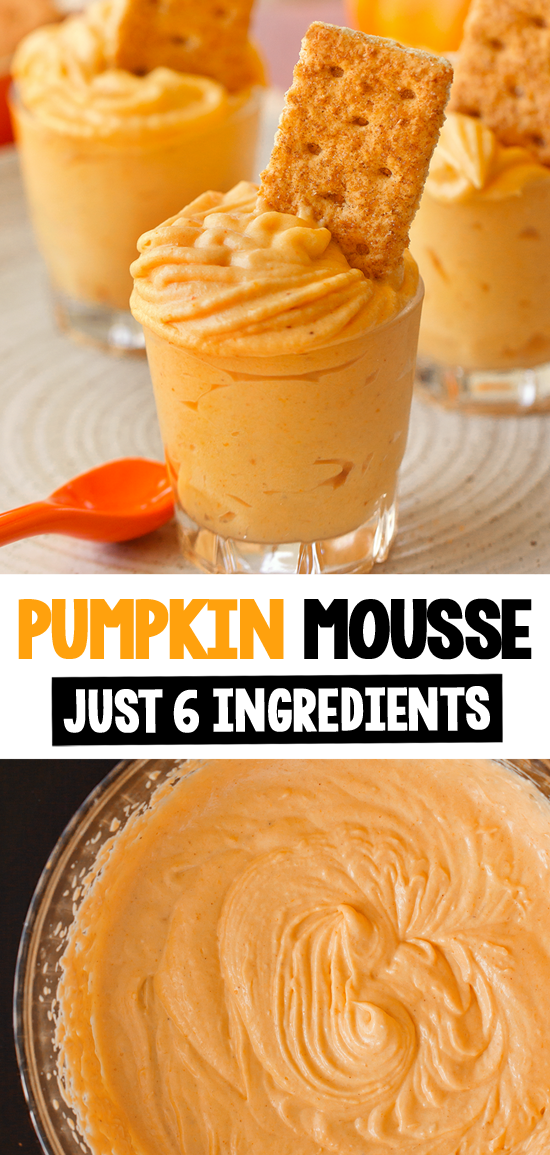 Pumpkin Whipped Cream Mousse Parfaits Pumpkin Whipped Cream Mousse Parfaits