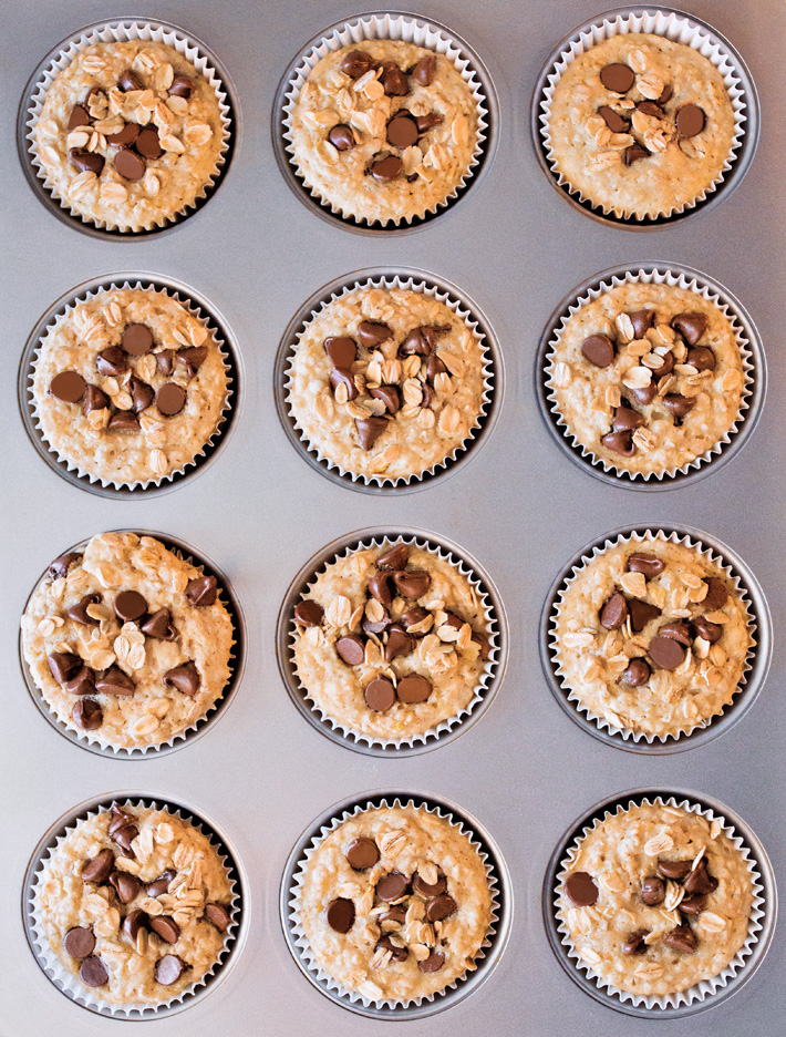 Vegan Oatmeal Muffins In A Muffin Tin Vegan Oatmeal Muffins In A Muffin Tin