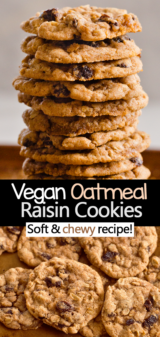 Easy Healthy Vegan Oatmeal Raisin Cookie Recipe Easy Healthy Vegan Oatmeal Raisin Cookie Recipe