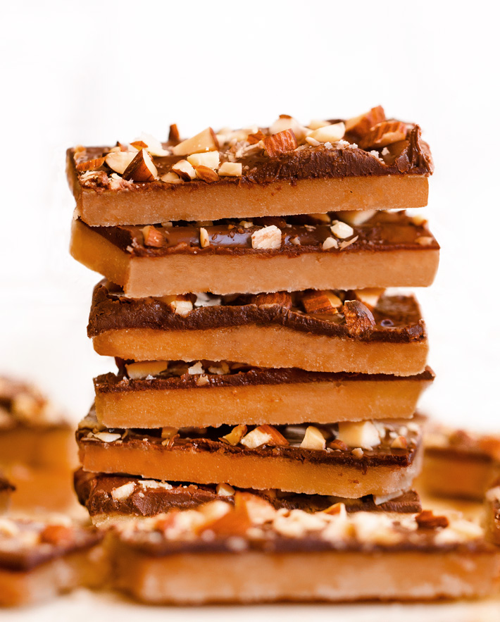 English Vegan Toffee Bark