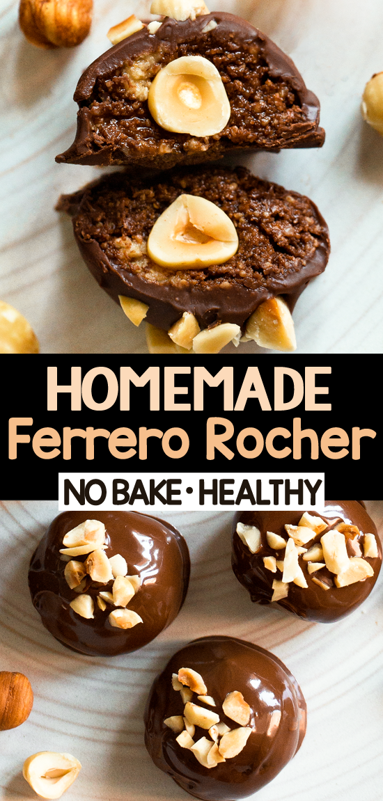 No Bake Homemade Ferrero Rocher (Vegan, Keto) No Bake Homemade Ferrero Rocher (Vegan, Keto)