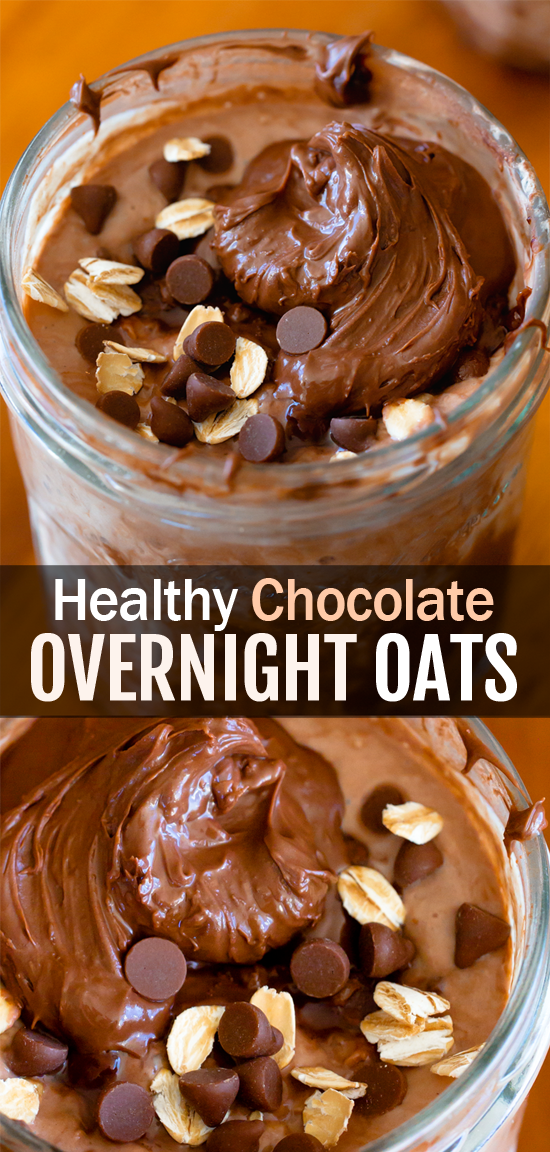 Easy Double Hot Chocolate Overnight Oats Recipe Easy Double Hot Chocolate Overnight Oats Recipe
