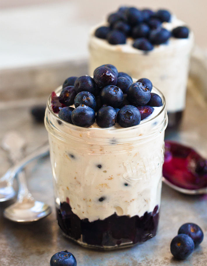 Blueberry Overnight Oats In A Jar Blueberry Overnight Oats In A Jar